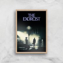 Affiche Poster L'Exorciste Giclee Art Print - A4 - Wooden Frame