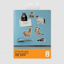 Mustard Fat Cat Magnets