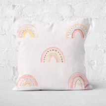 Rainbows Square Cushion - 40x40cm - Soft Touch