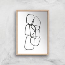 Sweet 17 Giclee Art Print - A3 - Wooden Frame