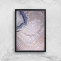 Indigo Lull Giclee Art Print - A3 - Black Frame