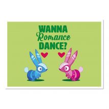 Viva Piñata Wanna Romance Dance Rabbit Art Print Giclee Art Print - A2 - Print Only