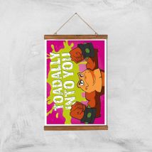 Battletoads Toadally Into You Art Print Giclee Art Print - A3 - Wooden Hanger