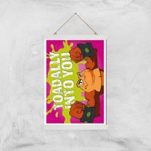 Battletoads Toadally Into You Art Print Giclee Art Print - A3 - White Hanger