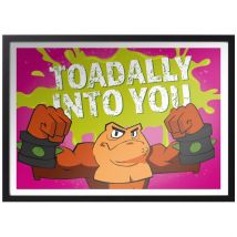 Battletoads Toadally Into You Art Print Giclee Art Print - A3 - Black Frame