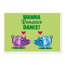 Viva Piñata Wanna Romance Dance Pig Art Print Giclee Art Print - A3 - Print Only