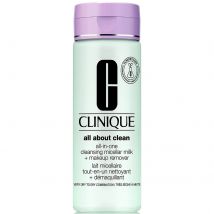 Clinique All in One Lait Micellaire + Démaquillant pour Peaux Sèches/Mixtes 200 ml