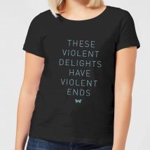 Westworld Violent Delights Women's T-Shirt - Black - L