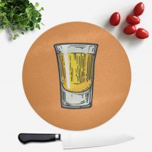 Shot Round Chopping Board