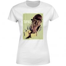 Tupac Damen T-Shirt - Weiß - L