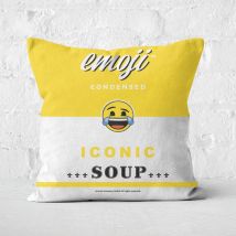 Emoji Crying Laughing Square Cushion - 40x40cm - Soft Touch