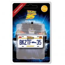Pin Badge 35e Anniversaire Retour vers le Futur Édition Limitée