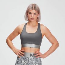 MP Damen Adapt Strukturierter Sport-BH – Carbon - XXS