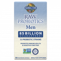 Raw microbiomas para hombres - Necesita refrigeración - 90 cápsulas