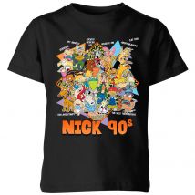 T-shirt Nickelodeon Nostalgia - Noir - Enfants - 3-4 ans