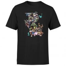 Rare All Stars Brand Rare All Stars Replay Men's T-Shirt - Black - 3XL