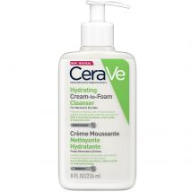 CeraVe Crème-Mousse Nettoyante et Hydratante aux Acides Aminés pour Peaux Normales à Sèches 236 ml