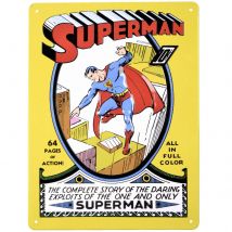Assiette en fer blanc DC Comics Superman