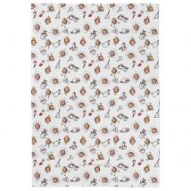 Elf Buddy Faces Tea Towel