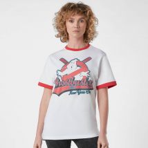 Ghostbusters Baseball Unisex T-Shirt Ringer - Weiß/Rot - M