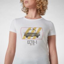 Ghostbusters Ecto-1 Damen T-Shirt - Weiß - M