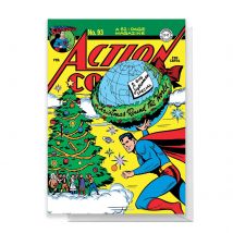 Superman Christmas Tree Greetings Card - Standard Card