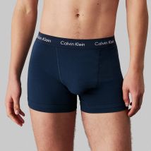 Calvin Klein Three-Pack Cotton-Jersey Trunks - M