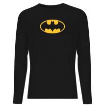 DC Justice League Core Batman Logo Unisex Long Sleeve T-Shirt - Black - S