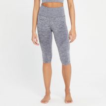 Damskie bezszwowe legginsy Capri z kolekcji MP Composure – Galaxy Blue - S