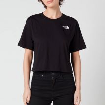 The North Face Women's Cropped Simple Dome Short Sleeve T-Shirt - TNF Black - M