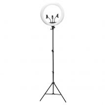 Rio Professionelles dimmbares Make-up- und Vlogging-LED-Ringlicht 18 Zoll