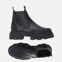 Ganni Women's Leather Chelsea Boots - UK 3