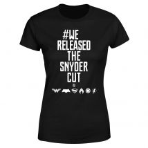 Justice League We Released The Snyder Cut Women's T-Shirt - Black - XS