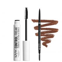 Set doma e definisci sopracciglia Professional Makeup NYX (varie tonalità) - Brunette