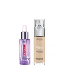 L'Oréal Paris - Duo de sérum de comblement à l'acide hyaluronique et de fond de teint True Match - 1N Ivory