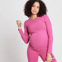 MP Women's Power Maternity Long Sleeve Top - Sangria - XS