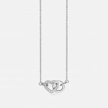 THOMAS SABO Women's Heart Together Necklace - Silver