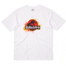 Limited Edition Jurassic Park Warning Tape Unisex T-Shirt - White - L