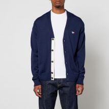 Maison Kitsuné Tricolour Fox Patch Classic Cardigan - Navy - S