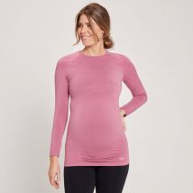 Maglia a maniche lunghe premaman senza cuciture MP da donna - Malva - XS