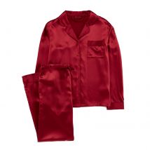 ESPA Silk Pyjamas - Claret Rose - M