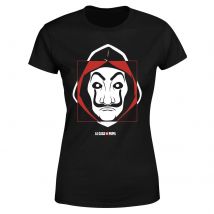 Money Heist Dali Mask Women's T-Shirt - Black - XL
