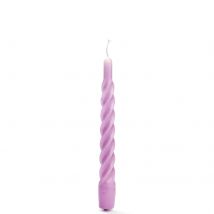 anna + nina Twisted Candle Lilac - Set of 6