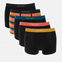 Paul Smith Loungewear Men's 5 Pack Stripe Mix Boxer Shorts - Multi 2 - XXL