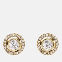 Coach Women's Halo Pave 2 In 1 Stud - Gold/Clear