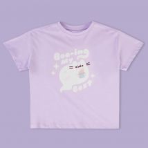 Pusheen Boo-ing My Best Women's Cropped T-Shirt - Lilac - XS - Lilas