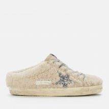 Golden Goose Women's Superstar Sabot Shearling Slip-On Trainers - Natural/White/Silver - UK 3