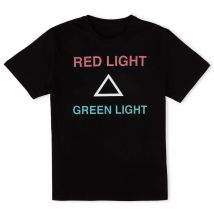 Squid Game RED LIGHT GREEN LIGHT Herren T-Shirt - Schwarz - 3XL