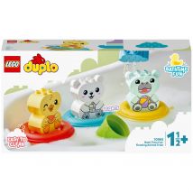 LEGO DUPLO Jouet de Bain : Le Train Flottant des Animaux, Set pour Bébé, Enfant (10965)