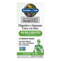 Probiotique pour la santé du système digestif et immunitaire, enrichi en zinc - 30 gélules
